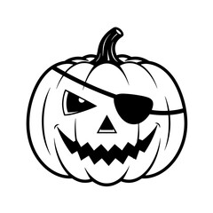 Halloween Pirate Punpkin