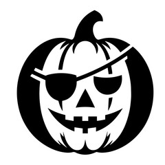 Halloween Pirate Punpkin-