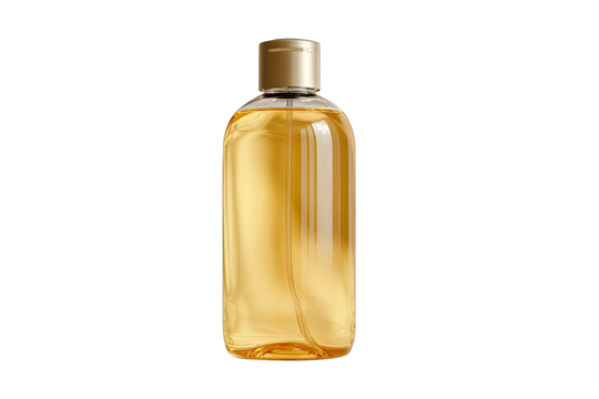 Shampoo bottle on a white background