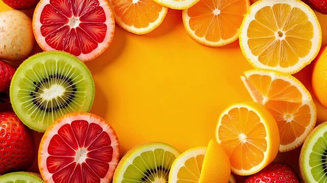 fresh fruit background