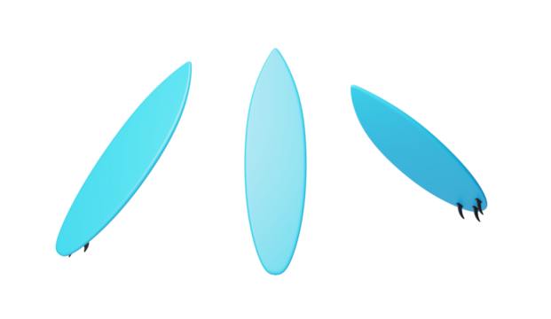 Beach waves Floating board Stimulating surfboard 3D