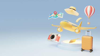 Travel Vacation Beach Relax Around the World 3D