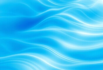 Fototapeta premium Serene blue and white wave pattern, calming curves for mobile wallpaper, design, abstract