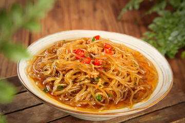 Sweet Potato Vermicelli Stir Fry with Minced Pork and Chili Recipe
