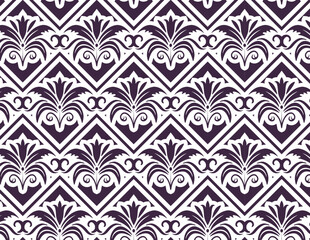 Elegant vintage pattern design with a diamond-shaped lattice.