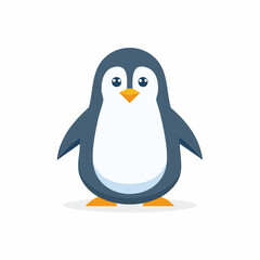 Obraz premium Cute cartoon penguin character