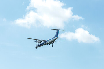 Summer Midday Landing at Fukuoka Airport