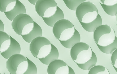 Abstract background circular perfect art ring design 3D