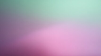 Fototapeta premium Soft Abstract Background with Gentle Blurred Gradient in Pastel Shades of Green and Pink for Artistic Design Use