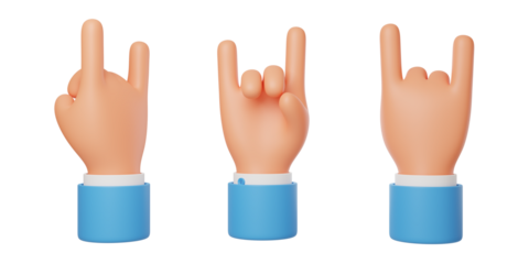 3D gesture action interaction Love Love Love You