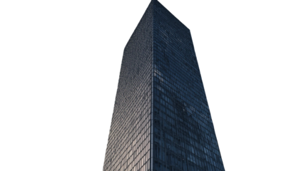 Modern Architecture Perspective Glass Skyscraper Tall Building Construction Exterior