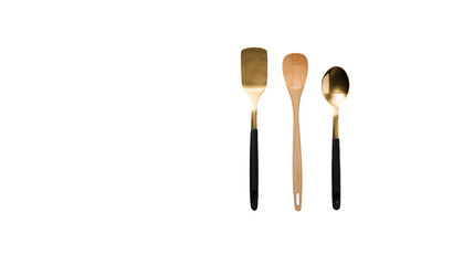 Elegant Minimalist Kitchen Utensil Set for Cooking and Serving Food