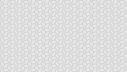 Geometric pattern background design, seamless vector texture, optical illusion art