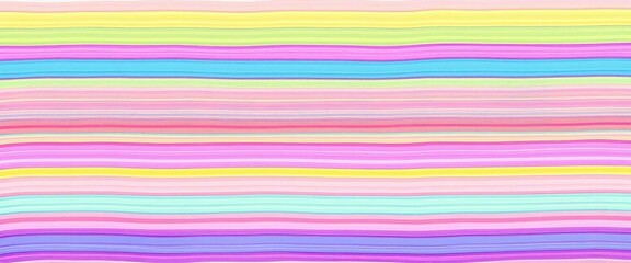 Soft pastel rainbow watercolor stripes form a seamless horizontal pattern, spring, horizontal