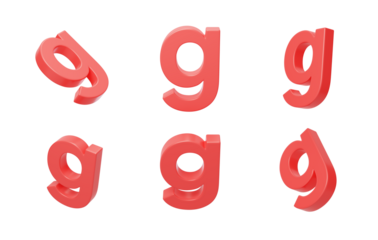 English g Spelling Language 3D