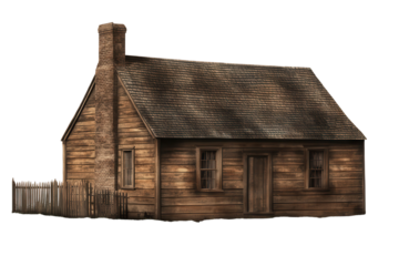 Colonial saltbox house situated in an isolated setting showcasing traditional architecture from early American history