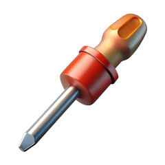 3d icon of a screwdriver with a transparent background