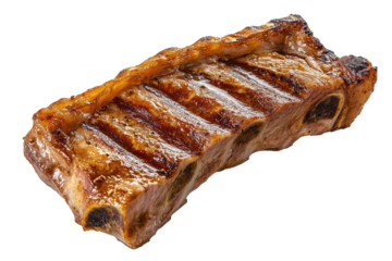 Grilled meat resting on a grill after cooking, showcasing delicious char marks and juicy texture