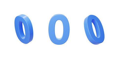 Number 0 count countdown count count 3D