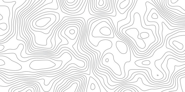 White background transparent PNG topographic contour map with smooth flowing wavy lines, modern vector illustration.