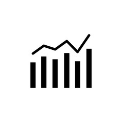 statistics glyph icon