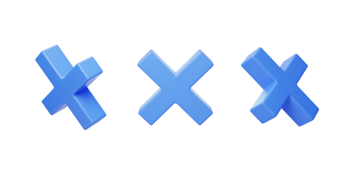 No-keying sign symbol addition submultiplication division multiplication 3D
