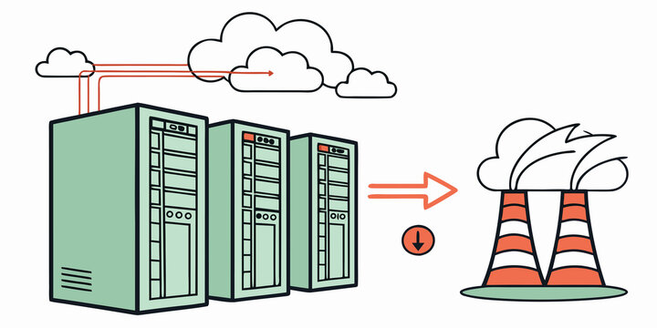Digital Infrastructure Transformation to Sustainable Energy Solutions Powering the Future - Powered by Adobe