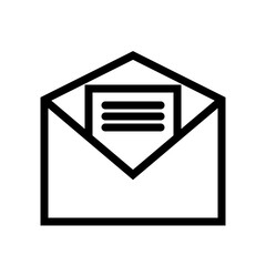 Open Email Envelope Icon - E-mail open envelope