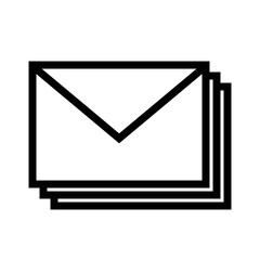 Open Email Inbox Notifications Rounded Icon, Envelope Icon - E-mail open envelope