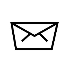 Email Envelope Closeup Icon - E-mail close envelope