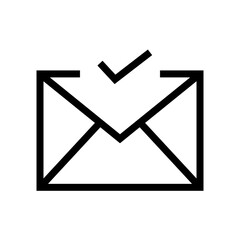 Email Confirm Envelope Icon - Email Confirmation Envelope