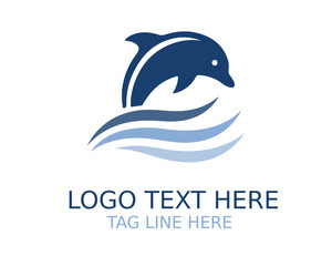 Dolphin Logo Design