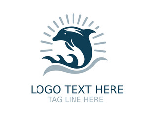 Dolphin Logo Design