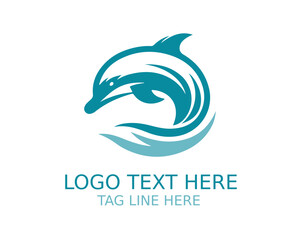 Dolphin Logo Design