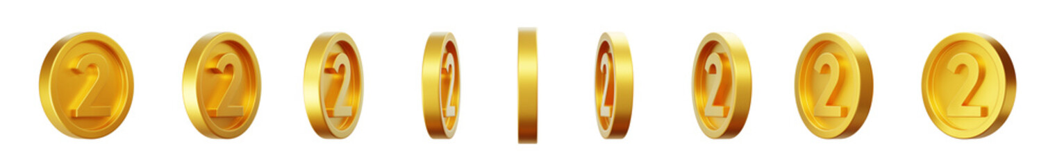 Anniversary Reward Gold amount number 2