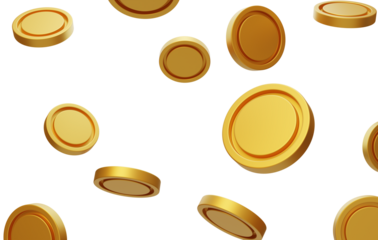 Gold coin event rewards cash points redeem 3D