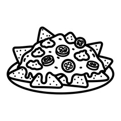 Slice of spicy pizza with transparent background