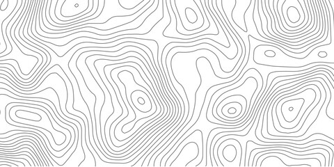 Obraz premium Modern transparent PNG topographic map illustration featuring detailed wavy contour lines on white background.