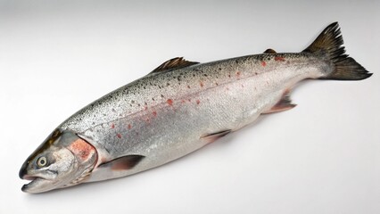 Keta Salmon on studio background