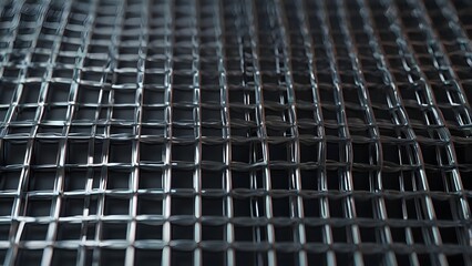Fototapeta premium Woven Metal Mesh Grid Texture