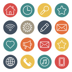 web and internet icons