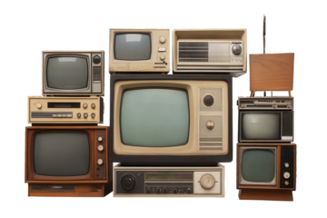 Collection showcases vintage retro televisions from various decades, highlighting designs and unique features representing classic broadcasting history
