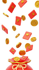 New Year, Spring Festival, Traditional Chinese style 3D