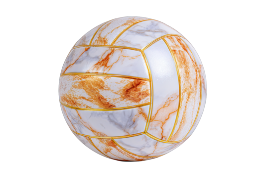 Volleyball on a white background