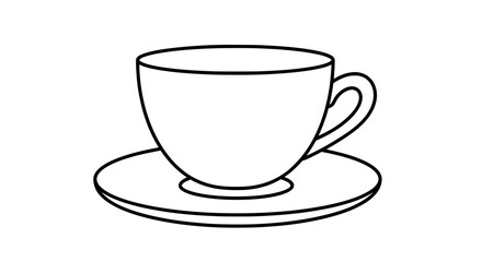 Coffee cup with transparent background
