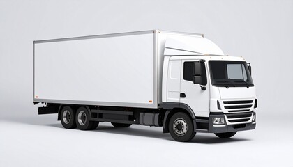 truck isolated on white