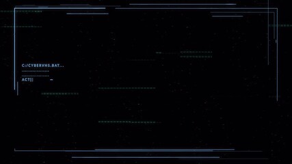 Cyber VHS Interface: Retro Tech Code, Glitchy Data, Futuristic Digital Display - Powered by Adobe