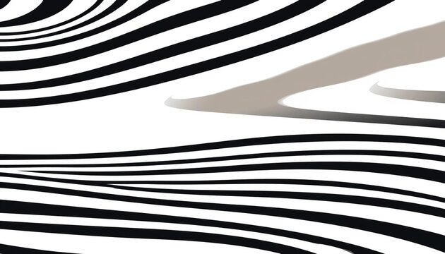 Black and white striped vector seamless geometric pattern  Linear abstract texture, monochrome design, seamless, bold