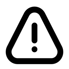 Exclamation Triangle Outline Icon