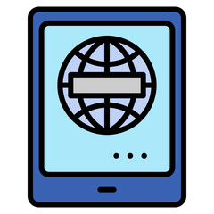 Tablet Icon Element For Design